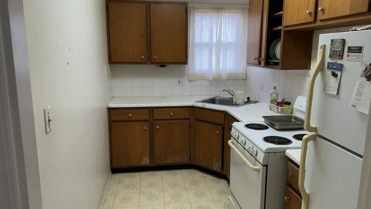 Kitchen before redesign